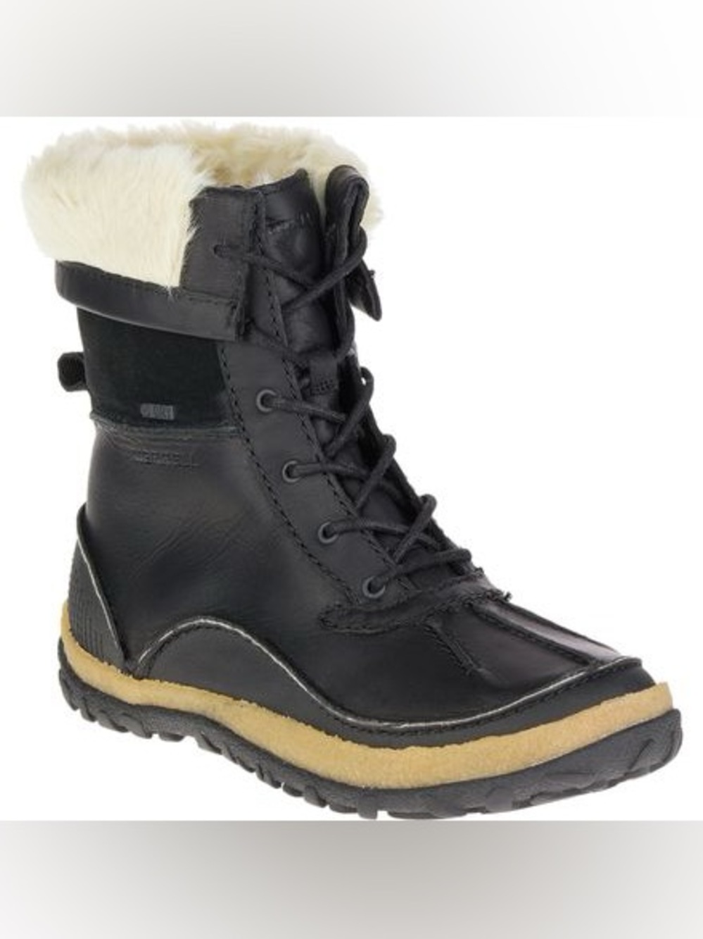 Merrell Tremblant mid polar waterproof boots black Leather J00940 Size 9 Women’s